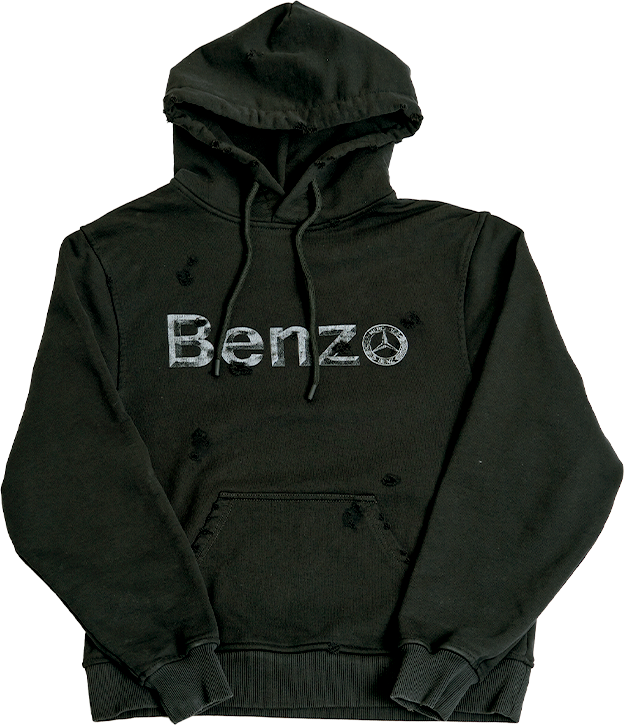 BENZO CLASSIC WASHED HOODIE